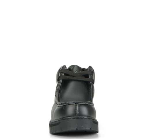 Lugz Men's Strutt LX Classic Moc Toe Chukka Boot, Black Smooth, 6.5 US