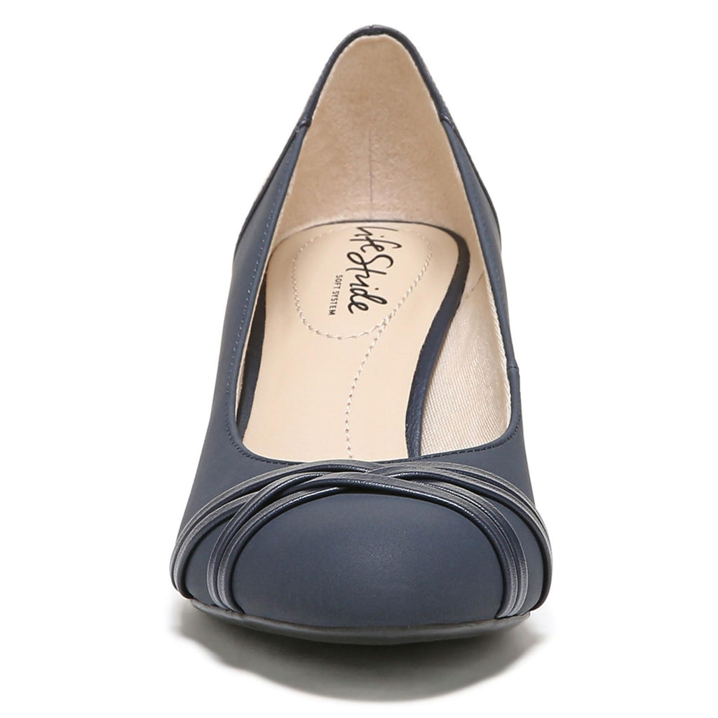 LifeStride Women's Pascal Dress Pump, lux Navy, 8 W US