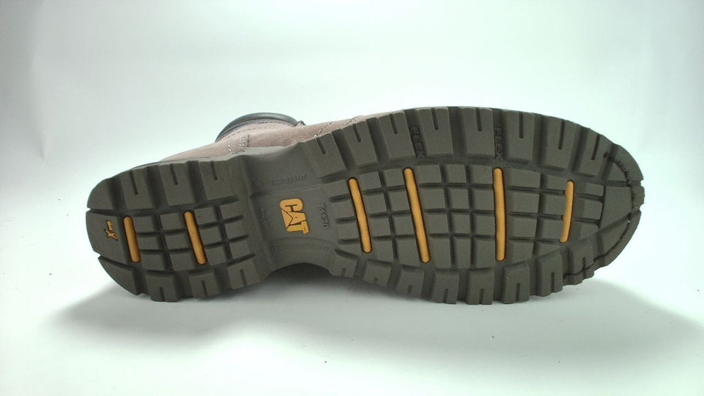 Cat Footwear Women's Echo Waterproof Steel Toe Work Boot, Frost Grey, 9W