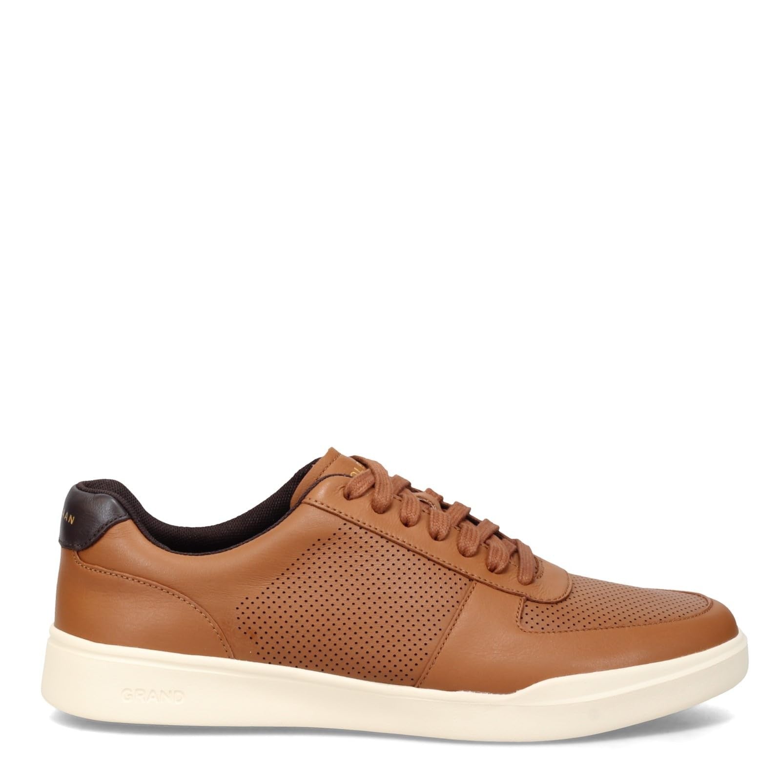 Cole Haan mens Grand Crosscourt Modern Perforated Sneaker, Tan Leather, 10.5W