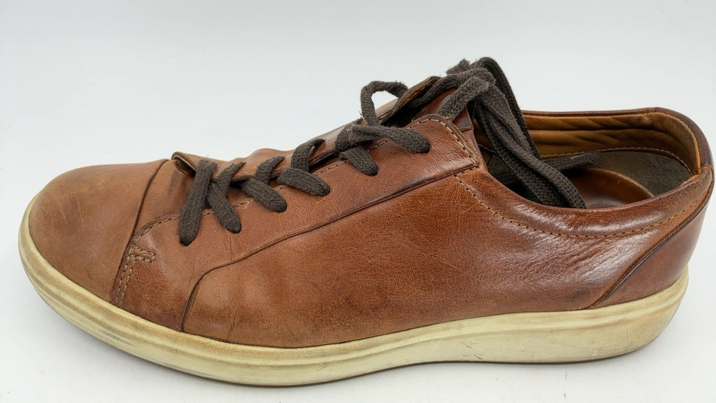 ECCO Men's Soft 7 Sneaker, Cognac, 8-8.5