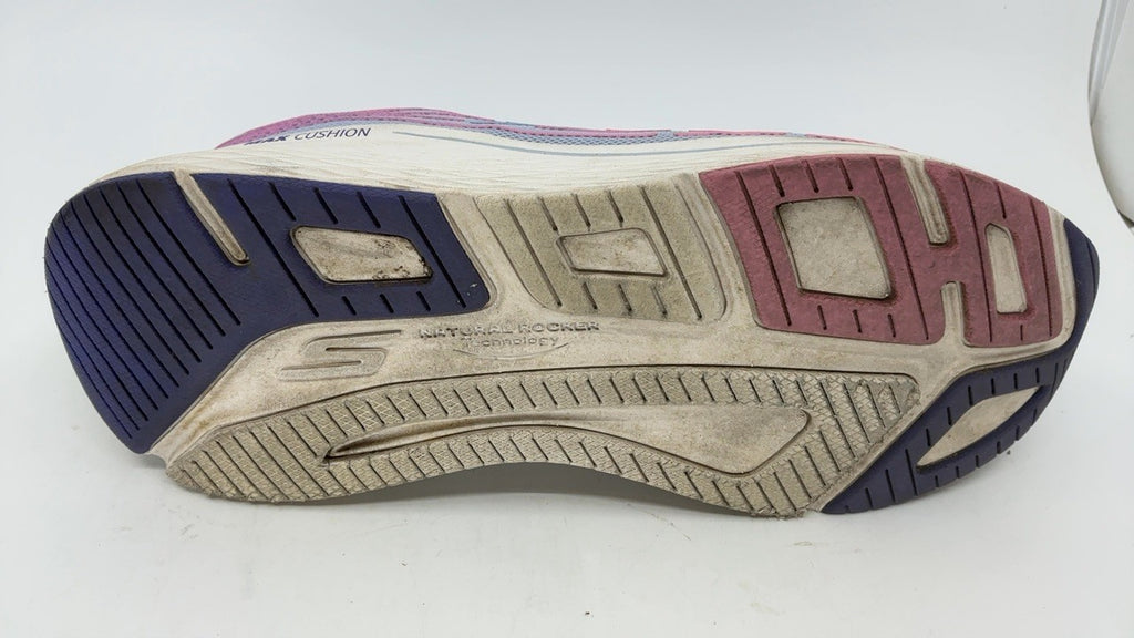 Skechers Women's Max Cushioning Elite 2.0 Sneaker, Light Blue/Pink, 11