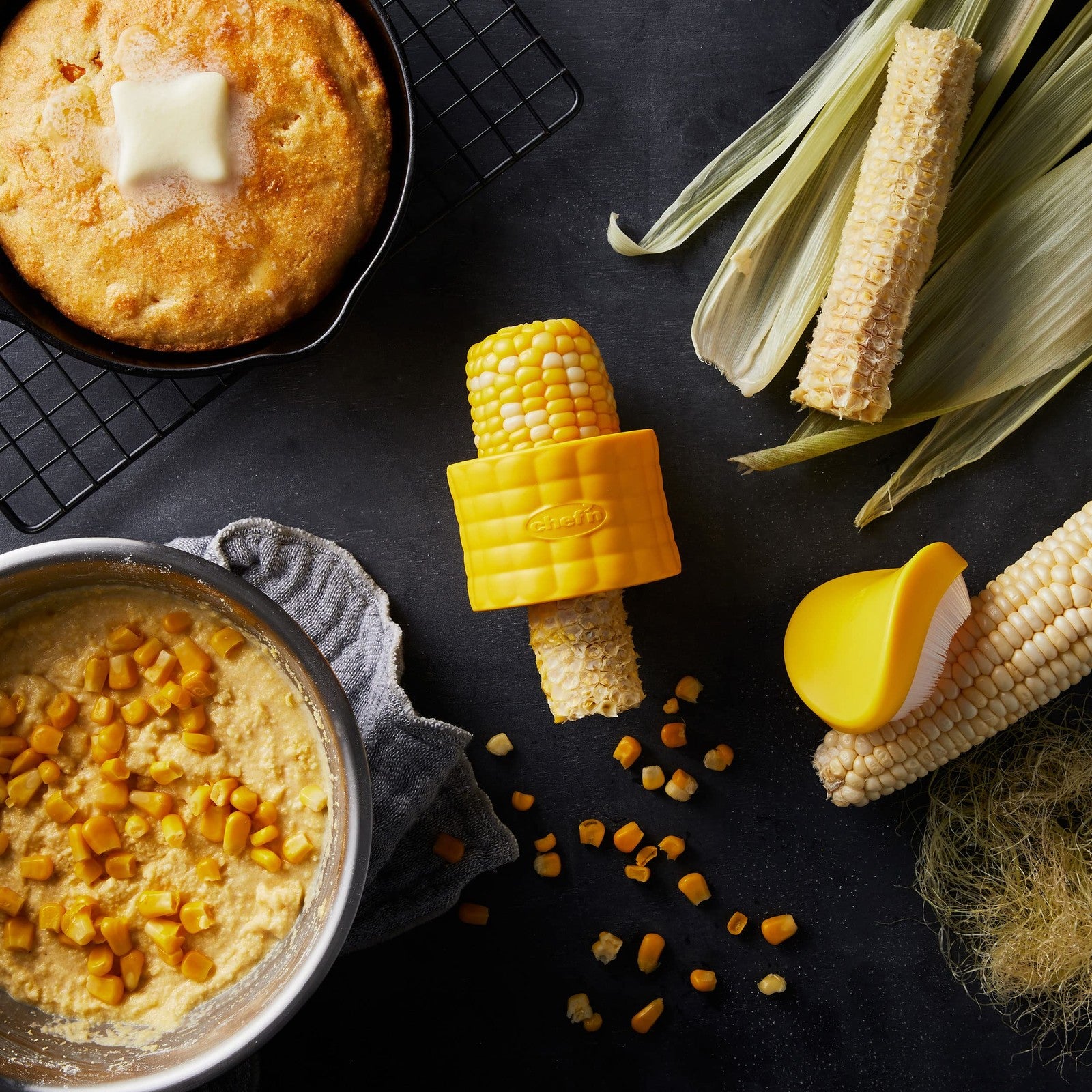 Chef'n Silkster Corn Brush, Removes Silk