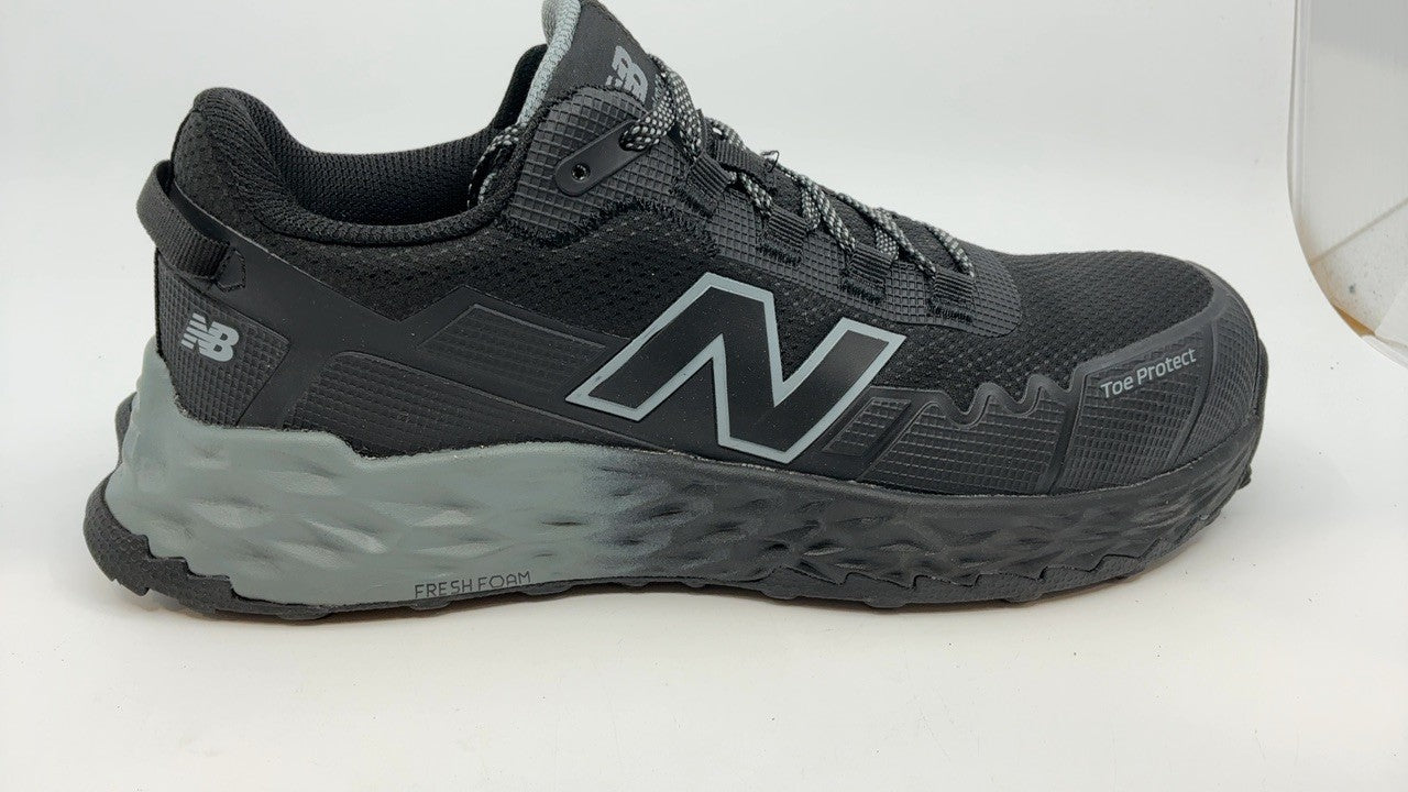 Fresh Foam Cremorne Safety Shoes Men 9 Black/Grey Non-Slip Electrical Hazard