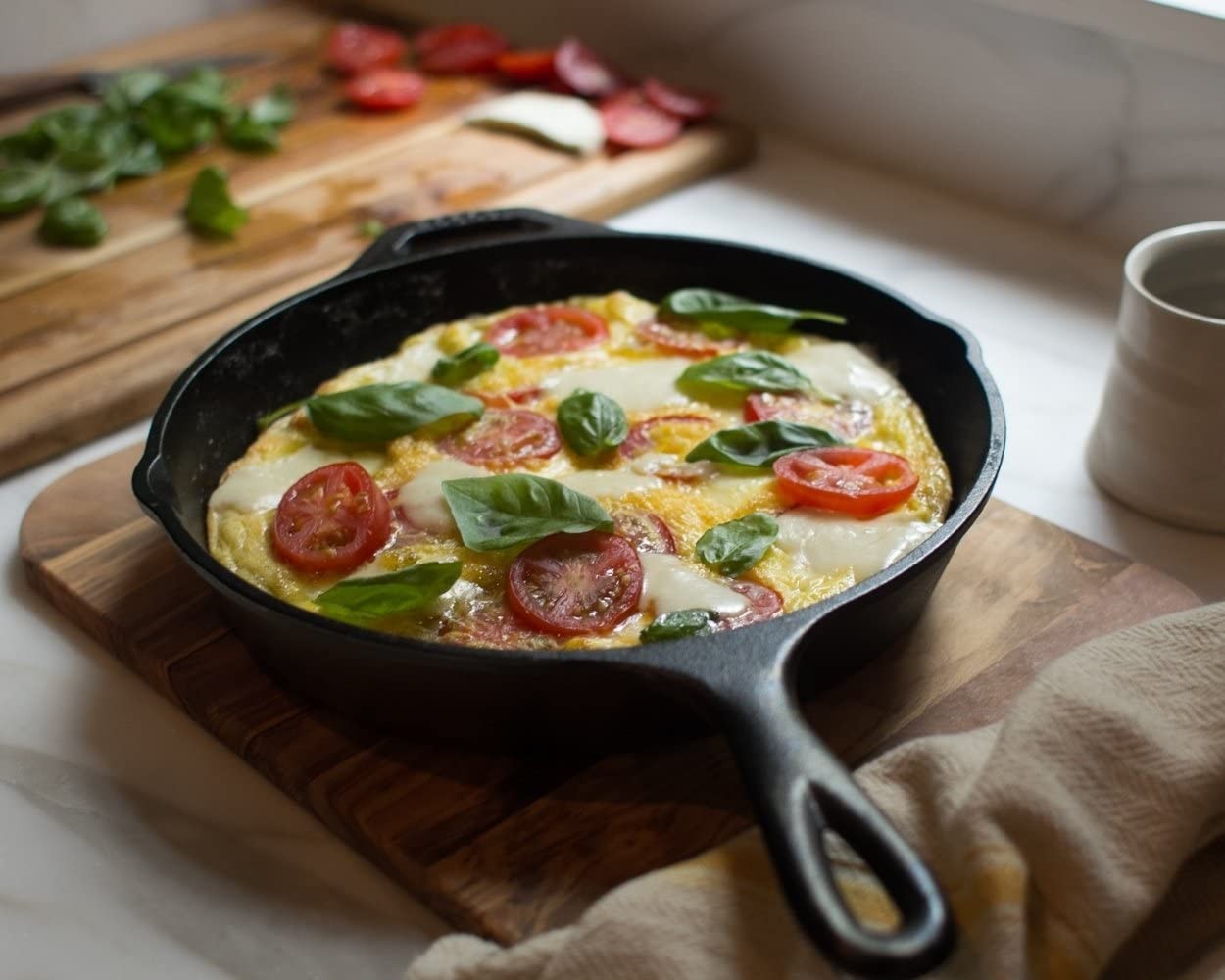 8 Inch Lodge Cast Iron Skillet, Pre-Seasoned, Black, Oven & Campfire Use