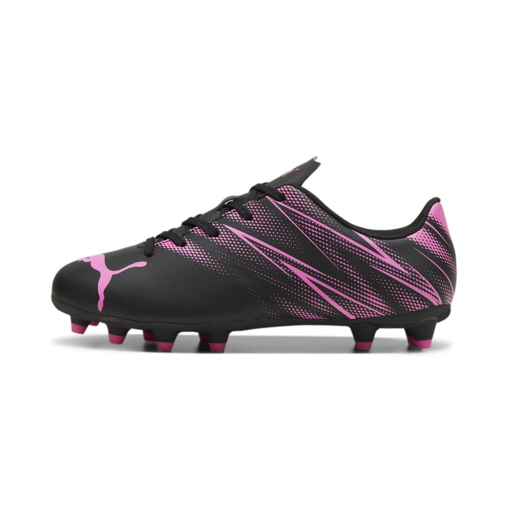 PUMA Attacanto Firm Soccer Cleats, Toddler 10, Black-Poison Pink