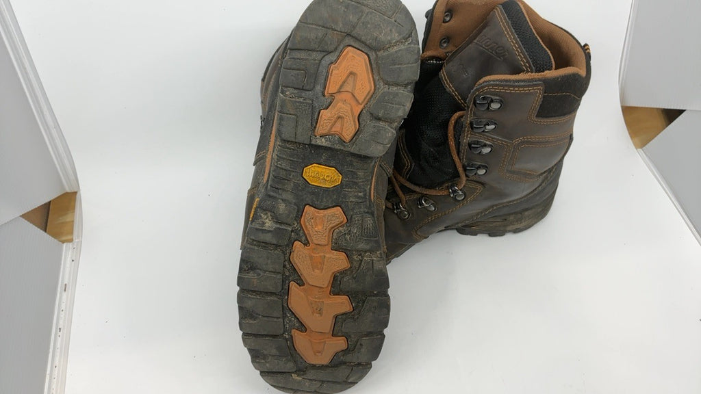 Danner Vicious 4.5" Work Boots, Full-Grain Leather, Brown/Orange, 10 D