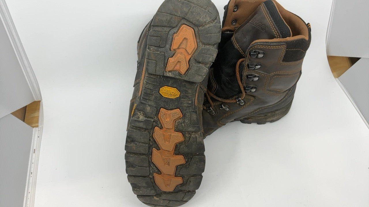 Danner Vicious 4.5" Work Boots, Full-Grain Leather, Brown/Orange, 10 D