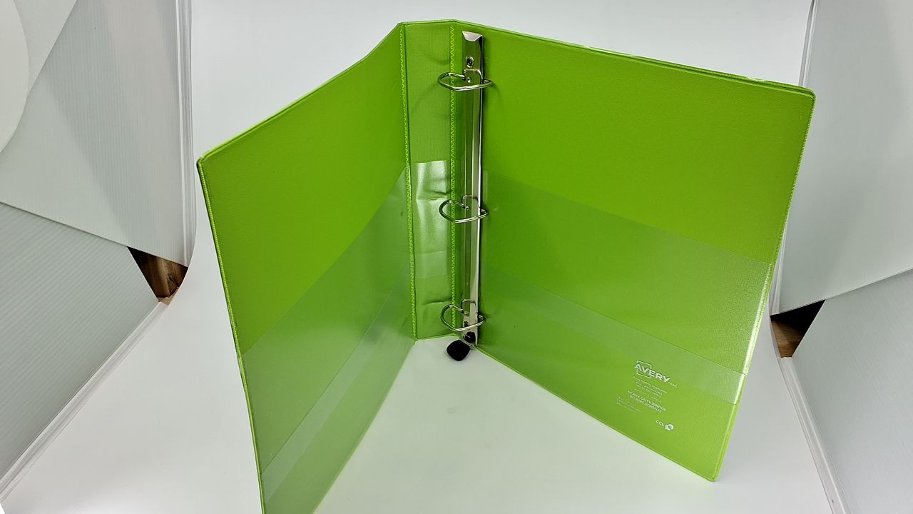1" Avery Heavy-Duty View Binder, Chartreuse, One-Touch EZD Rings