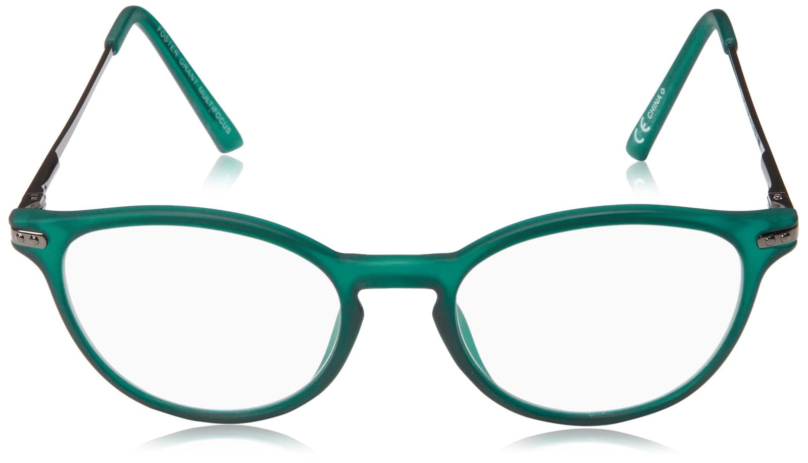 Unisex 49mm Multifocus Reading Glasses, Dark Teal, Anti-Reflective