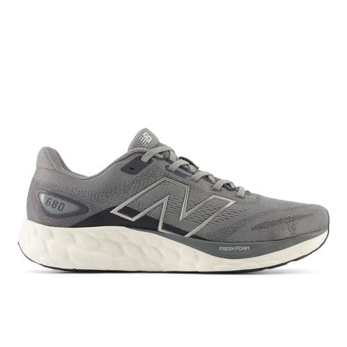 Men's New Balance Fresh Foam 680 V8 Running Shoe, 16 X-Wide, Grey/Black