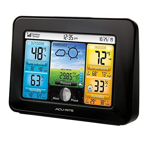 AcuRite Indoor Outdoor Weather Station w/ Color Display & Thermometer