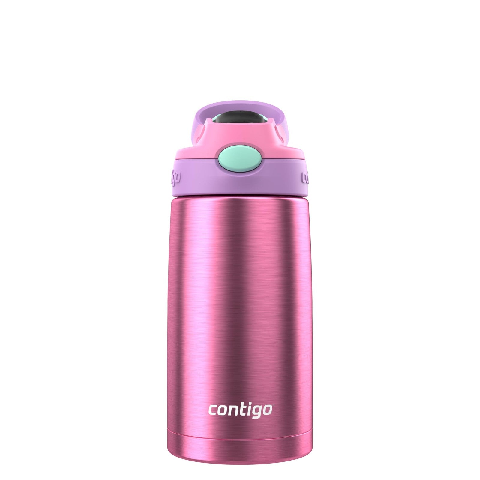 Contigo Autospout Water Bottle with Straw 13 oz Azalea/Pansy
