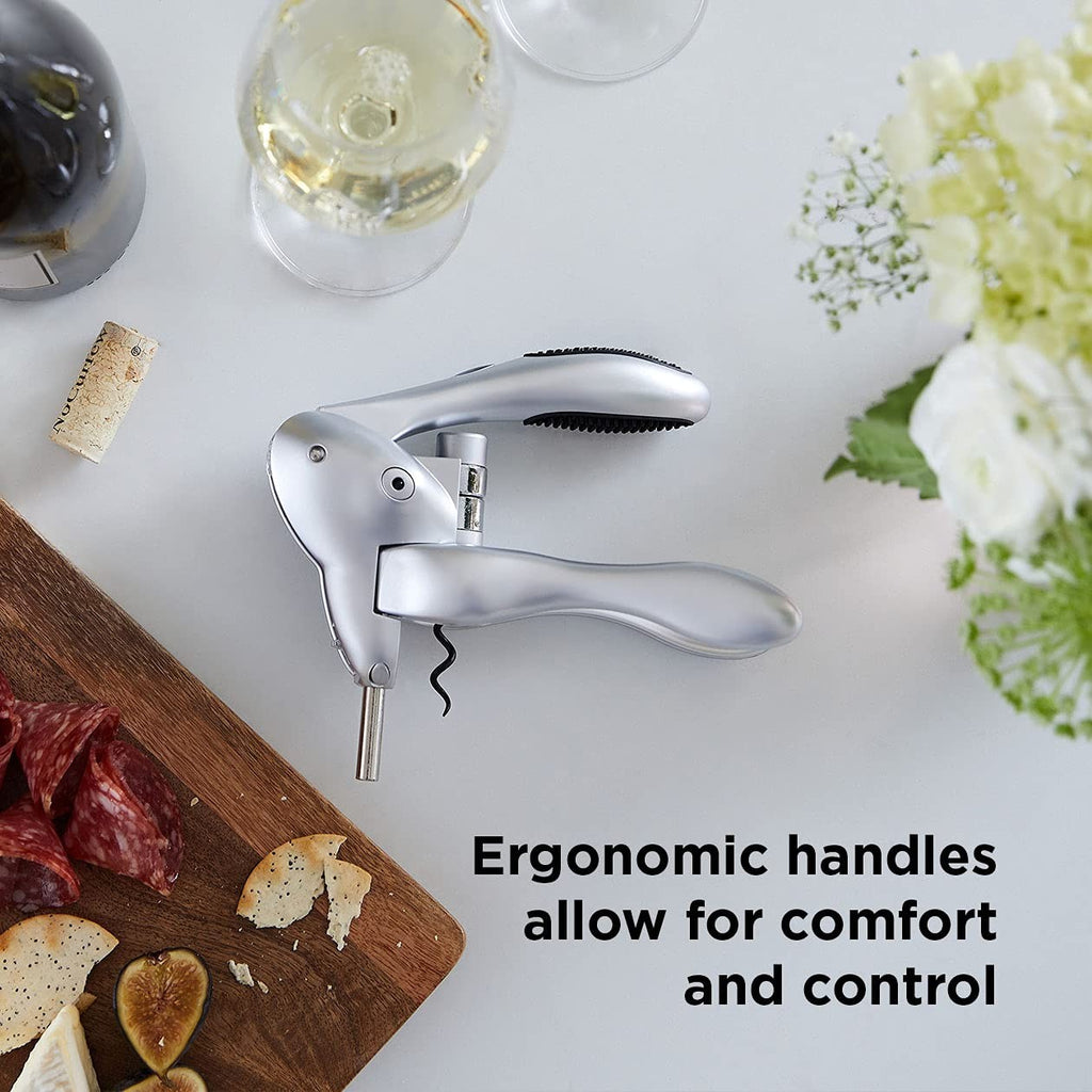 Rabbit Wine Tool Kit (Silver), 6 Piece Set