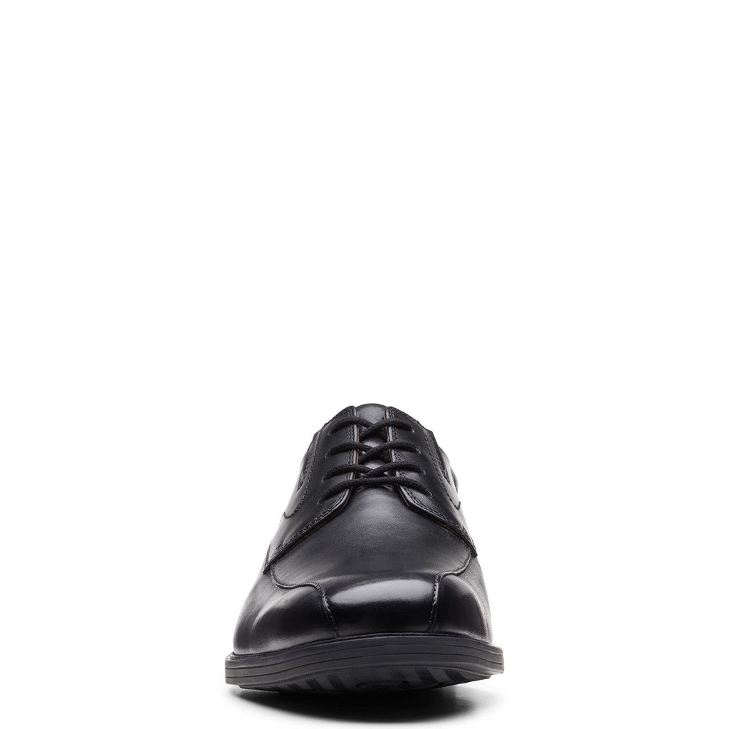 Clarks mens Whiddon Pace Oxford, Black Leather, 10 US