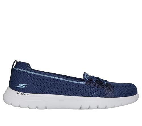 Skechers Women's On-The-Go Flex - Logan Skimmer, Black/Black, 8