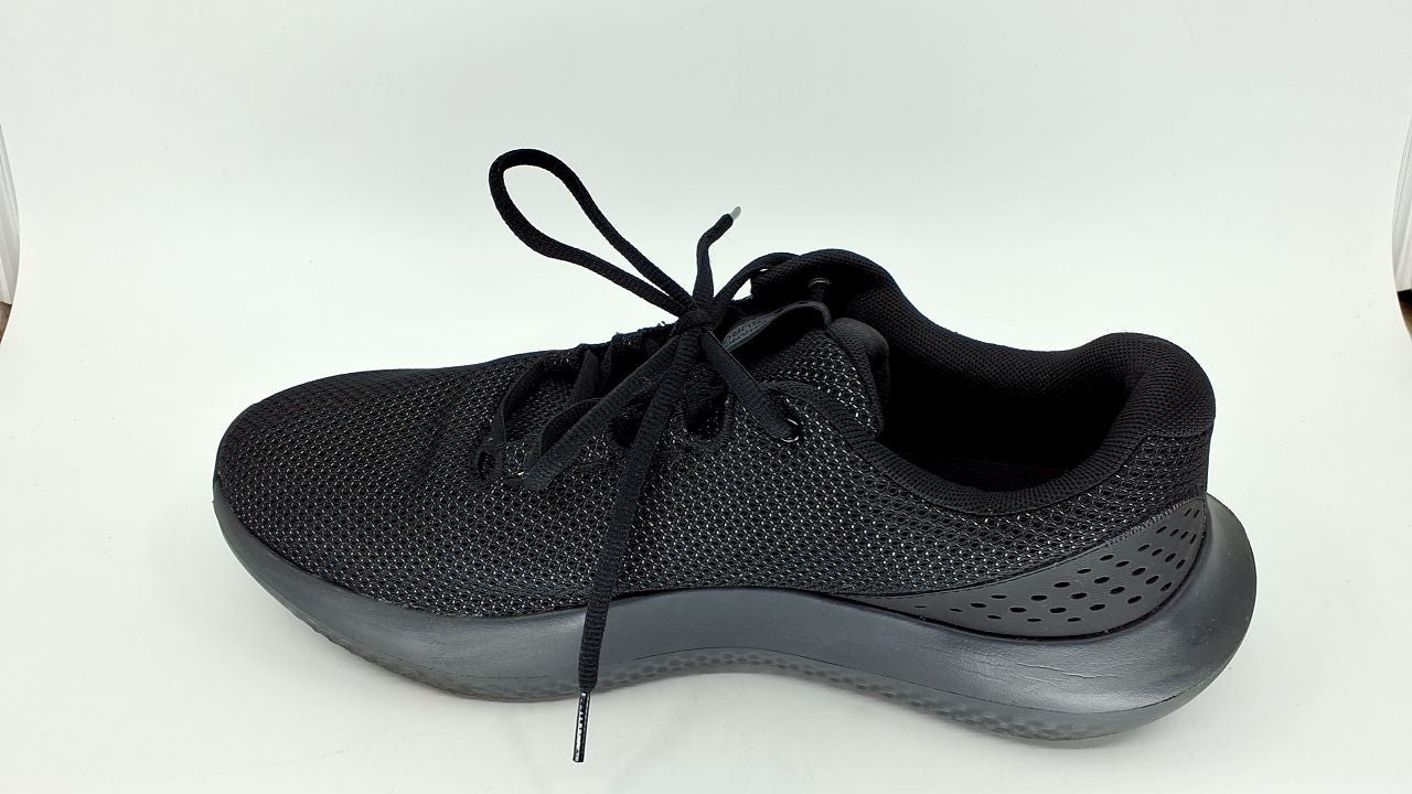 Under Armour Men's Charged Surge 4, (002) Black/Black/Black, 11, US