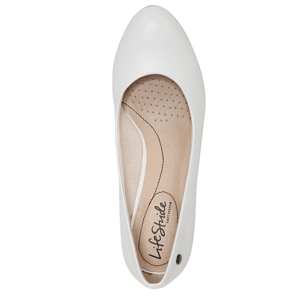 LifeStride Womens Parigi Pumps White 7.5 M