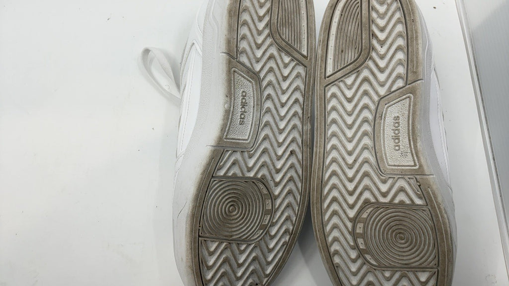 adidas Women's Break Start Bold Sneaker, White/White/White, 9