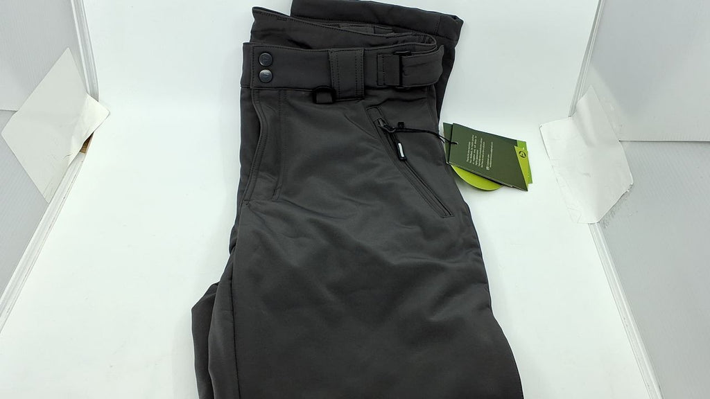 Men's Lite Waterproof Windproof Fleece Lined Ski Pants 32W x 30L Grey