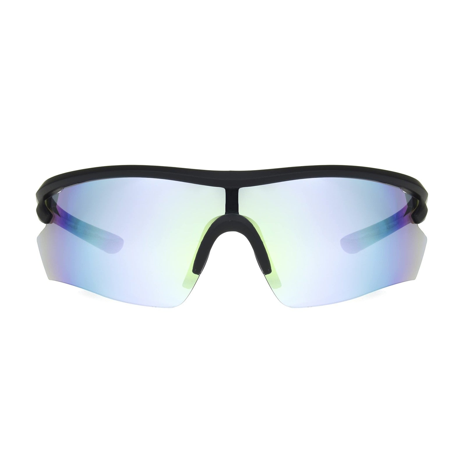 Ironman 2003 Wrap-Around Sport Sunglasses for Men, Metallic Grey, 140mm