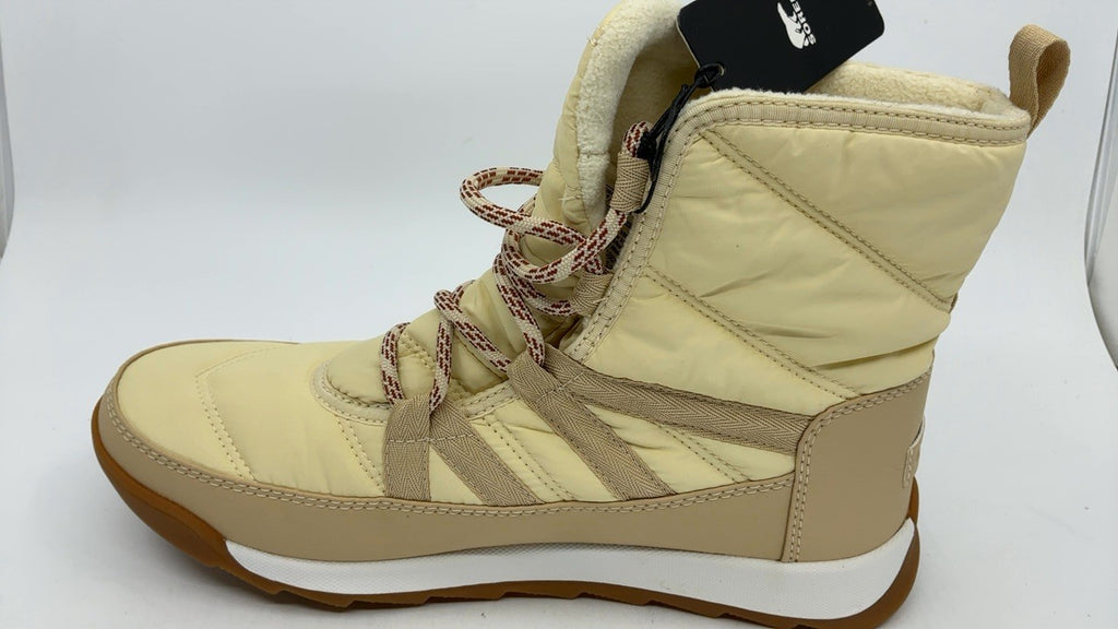 SOREL Women's Whitney ll Plus Lace Waterproof Boot - Honey White, Ceramic - 11