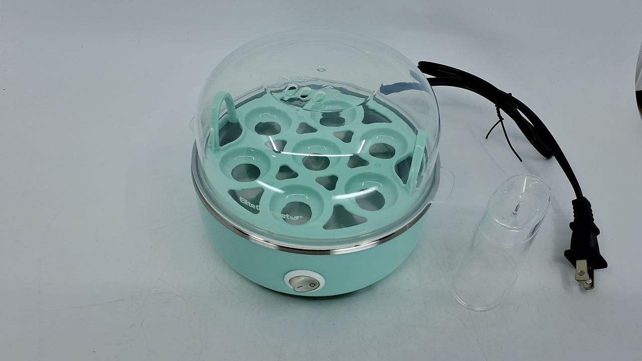 BPA Free Electric Egg Cooker Retro Mint, 7-Egg Capacity, Auto Shut-Off