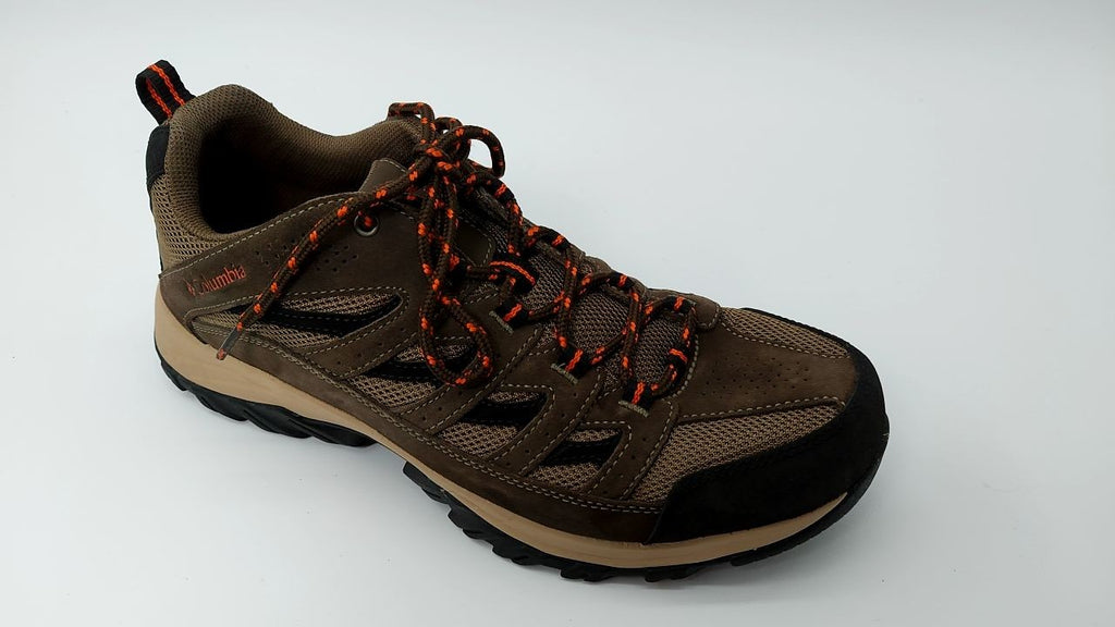 Columbia Mens Crestwood, Camo Brown/Heatwave, 12 Wide