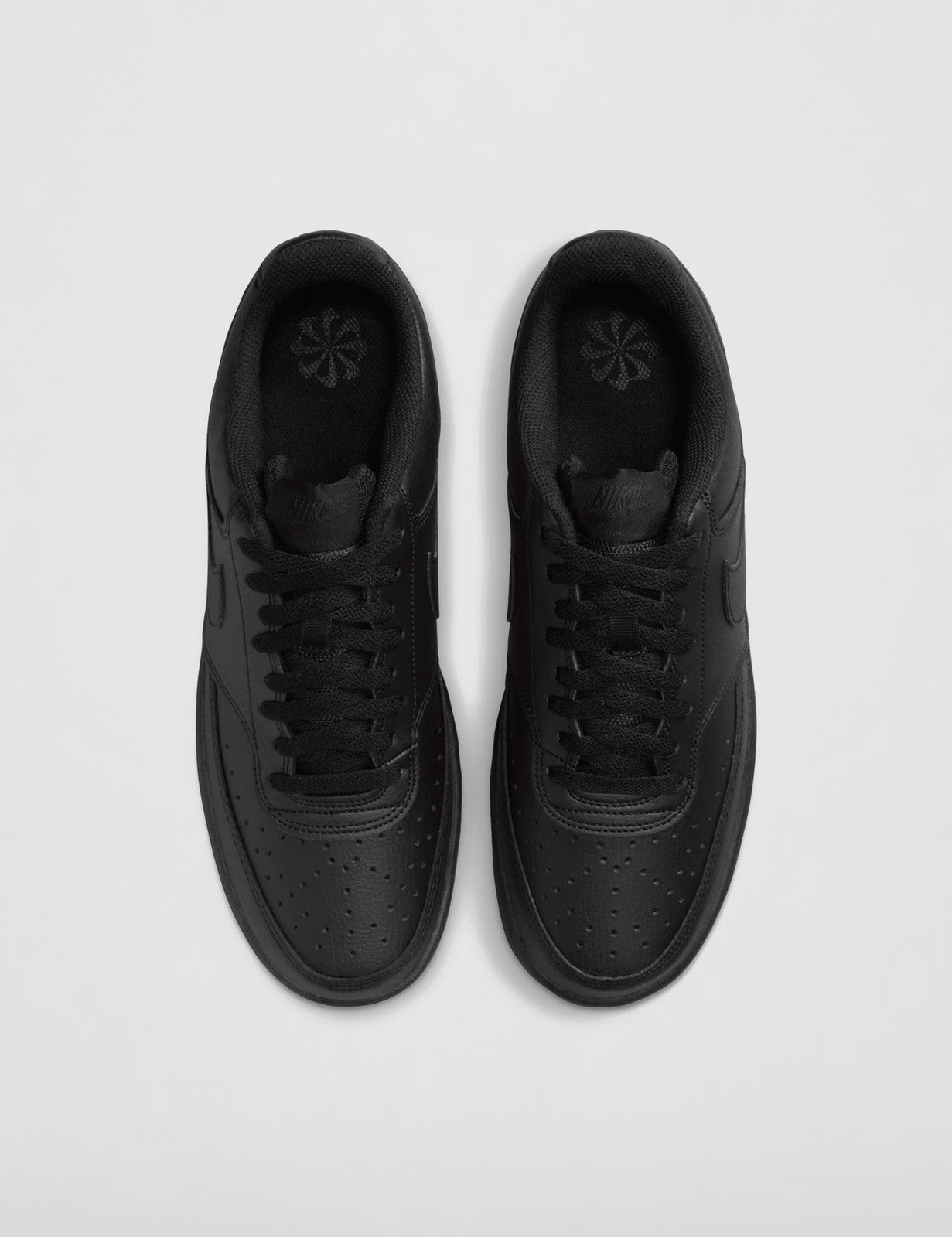 Nike Men's Court Vision Low Next Nature Shoes, Black/Black-Black, 11.5