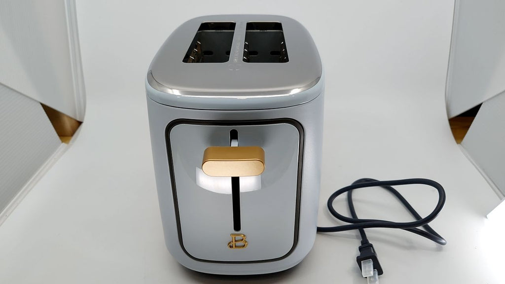 Elegant 2-Slice Toaster Hydrangea w/ Touch Display & Gold Accents