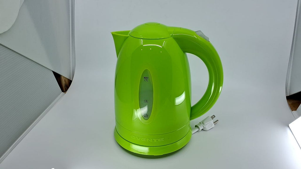 OVENTE 1.7L Electric Kettle Green, BPA-Free, Auto Shut-Off, Removable Filter
