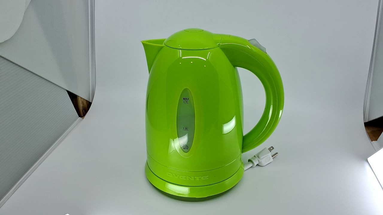 OVENTE 1.7L Electric Kettle Green, BPA-Free, Auto Shut-Off, Removable Filter