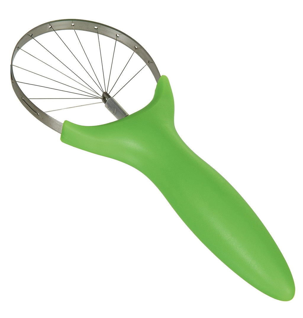 Avocado Slicer w/ Stainless Steel Blades & Ergonomic Handle - Green