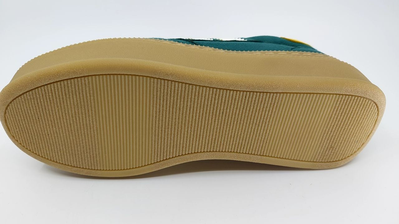 Madden Girl Women's Goallie Sneaker, Emerald Multi, 6