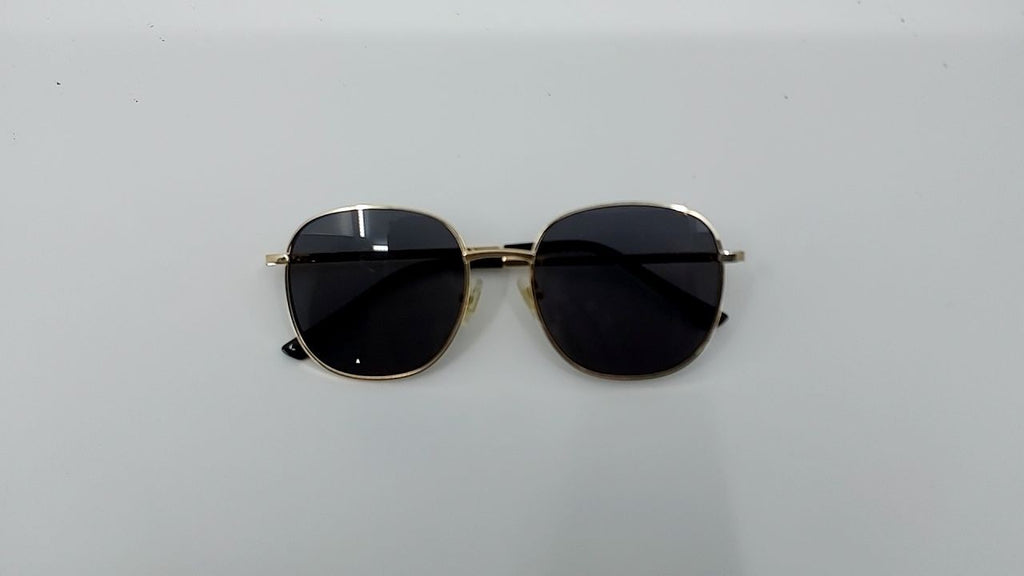 SOJOS Retro Oversized Square Polarized Sunglasses Gold/Black 60mm