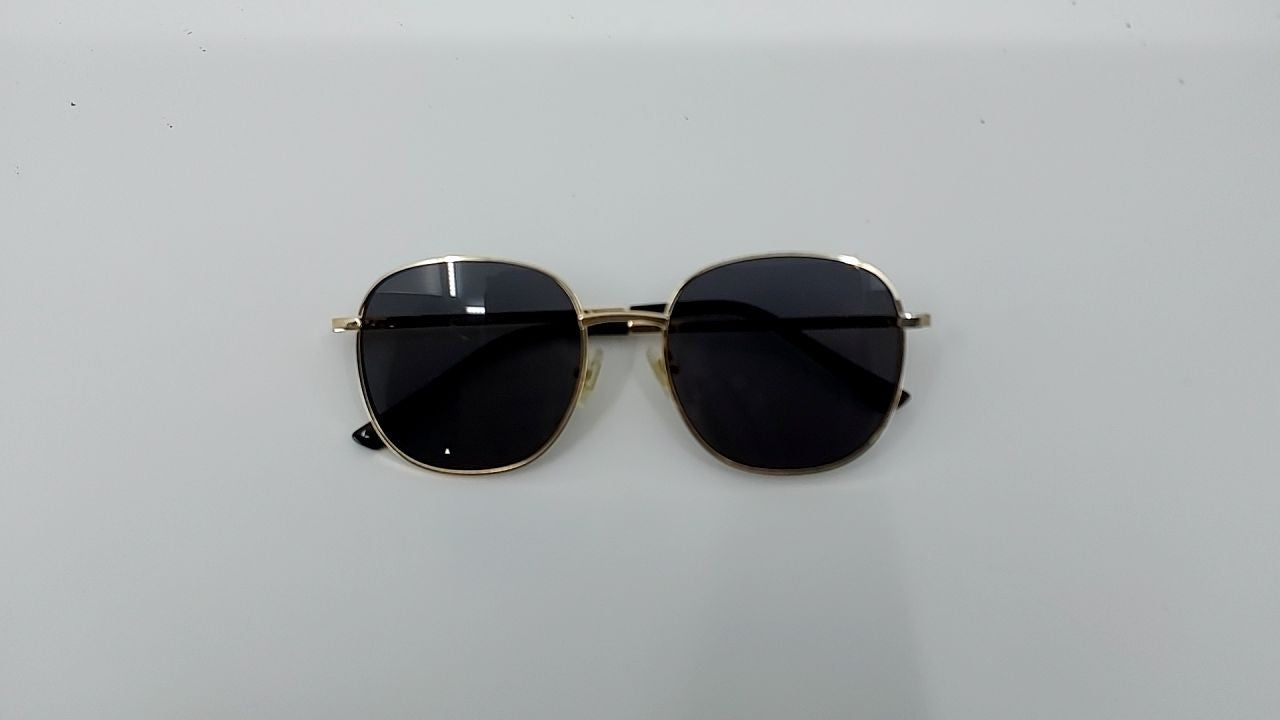SOJOS Retro Oversized Square Polarized Sunglasses Gold/Black 60mm