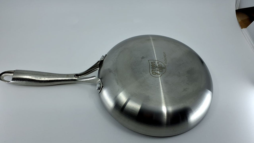 GreenLife 8" Ceramic Nonstick Frying Pan, Multi Clad, Dishwasher Safe
