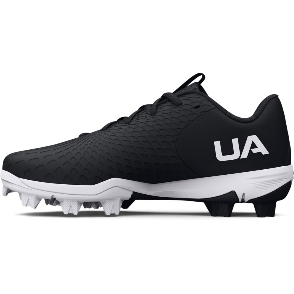 Under Armour Girls' Glyde 2.0 RM JR, (001) Black/Black/White, 12, US
