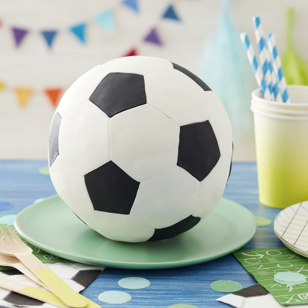 Wilton 3D Cake Pan Set, Sports Ball Design, Durable Aluminum Bakeware