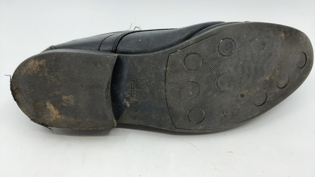 Clarks Men's Whiddon Cap Oxford, Black Leather, 13 Wide