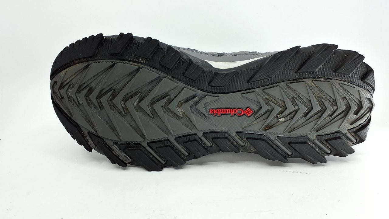 Columbia Men's Strata Trail Low, Titanium Grey Steel/Mountain Red, 10.5