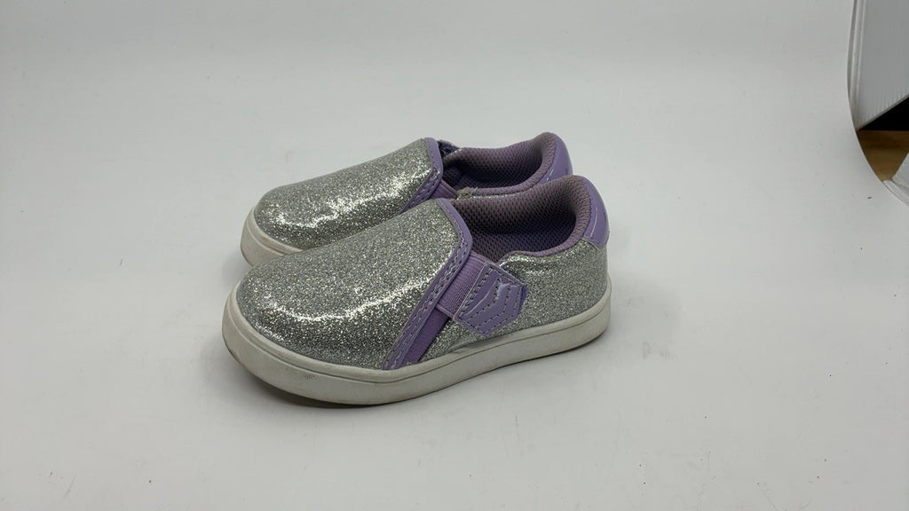 Dr. Scholl's Infant Madison Toddler Slip On Sneaker Silver Grey Glitter 7 M