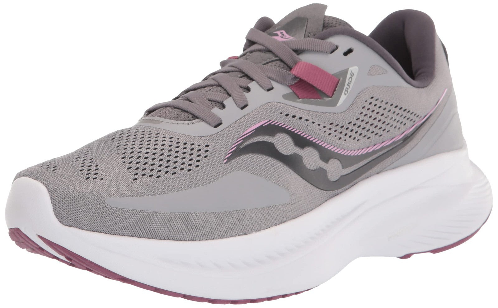 Saucony Women's Guide 15 Running Shoe, Alloy/Quartz, 7