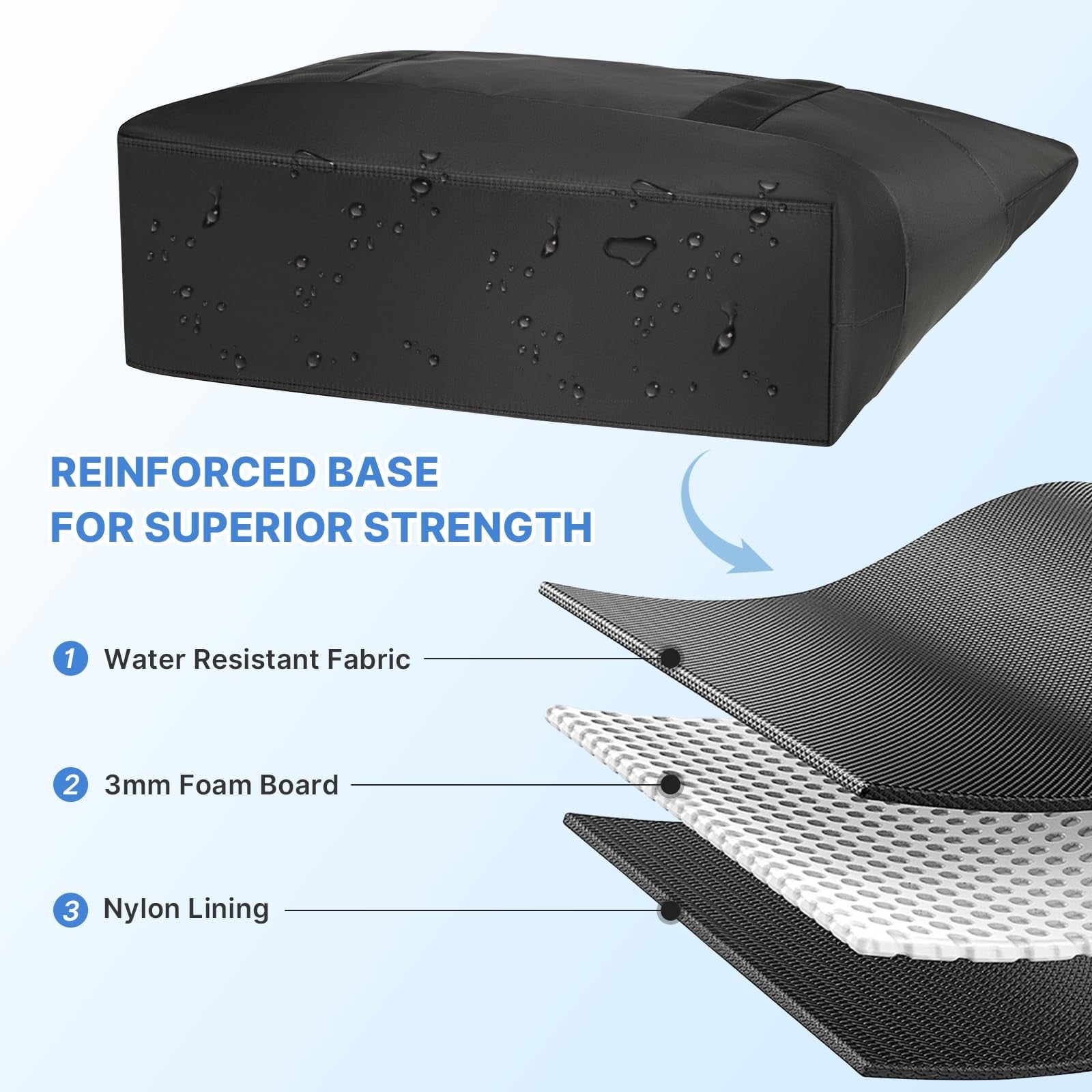 Black Large Tote Bag for Women w/ Laptop Compartment & Trolley Sleeve