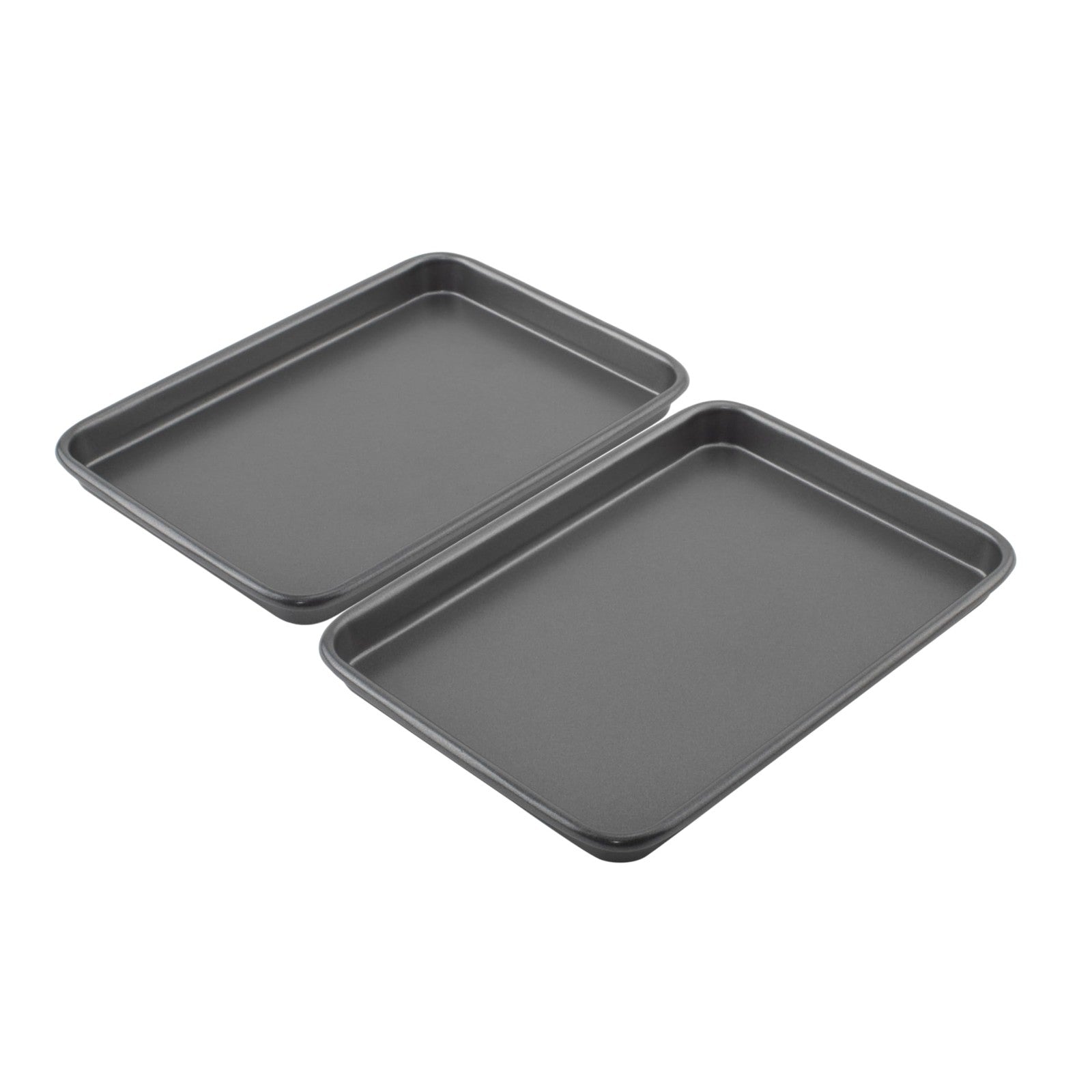 Gray Nonstick Baking Sheets 9x6.2in Set of 2 for Toaster Oven