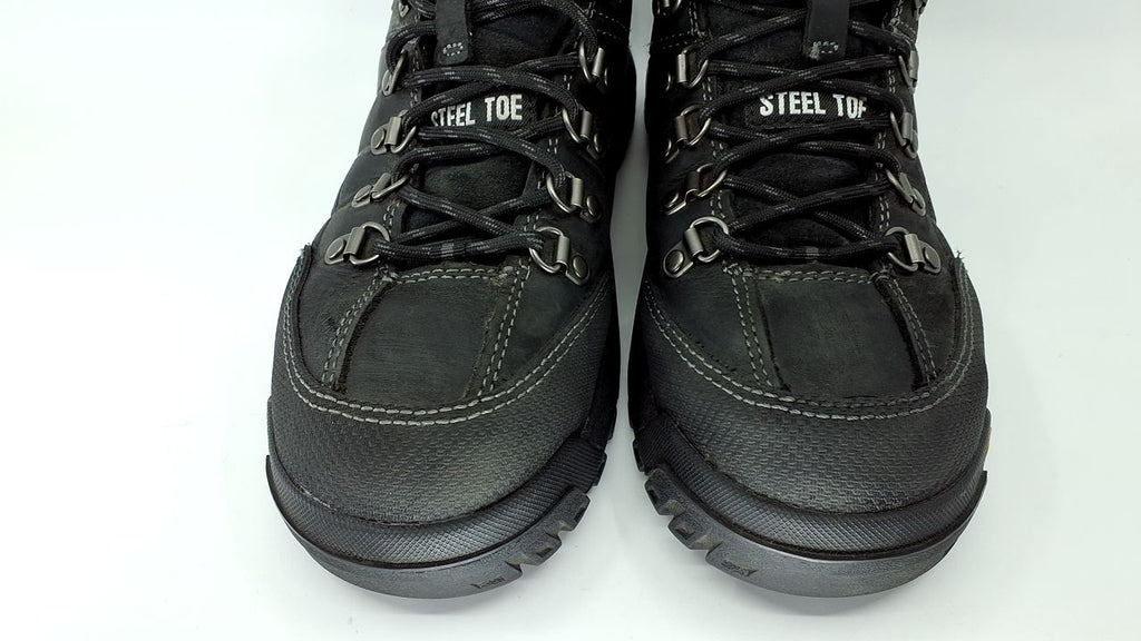 Cat Footwear Men's Threshold Waterproof Steel Toe, Black, 8.5