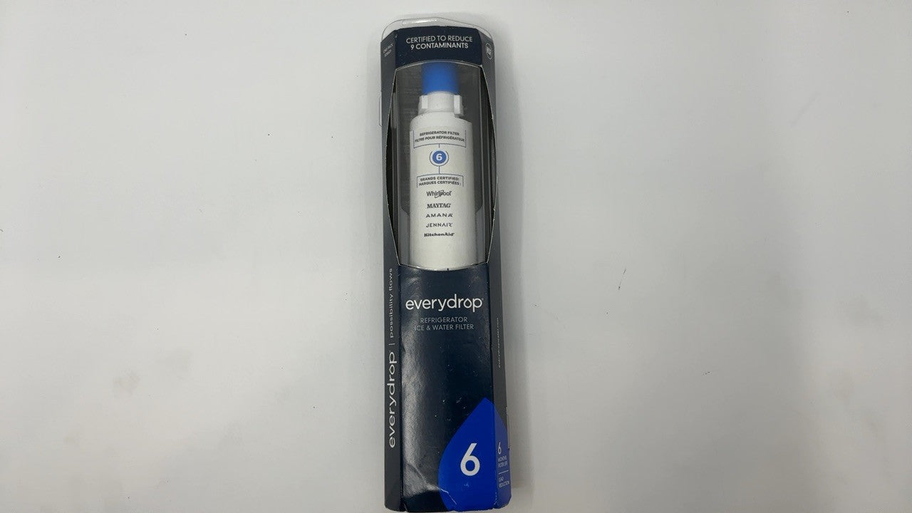 Whirlpool EDR6D1 Ice & Water Refrigerator Filter, Single-Pack, White