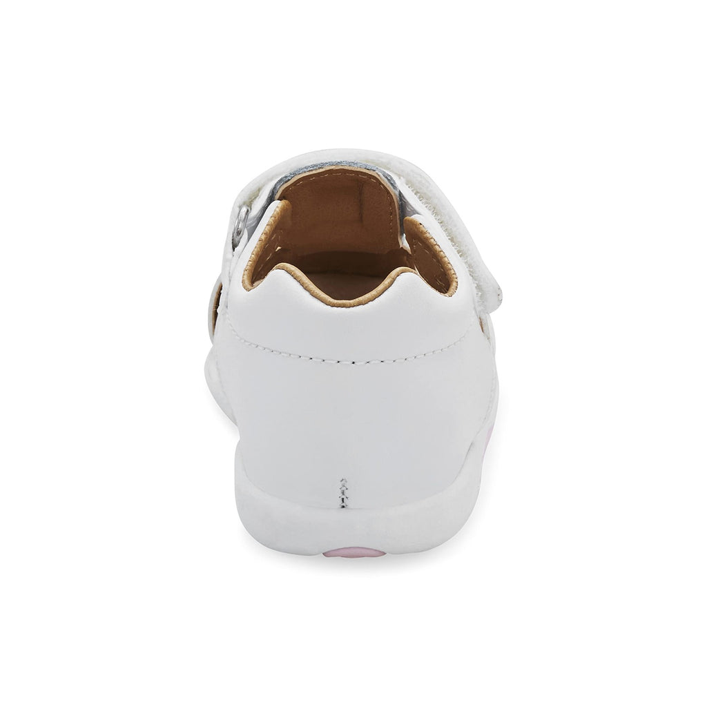Stride Rite Kids SRTech Xena Sandal, White, 4.5 Wide US Unisex Toddler