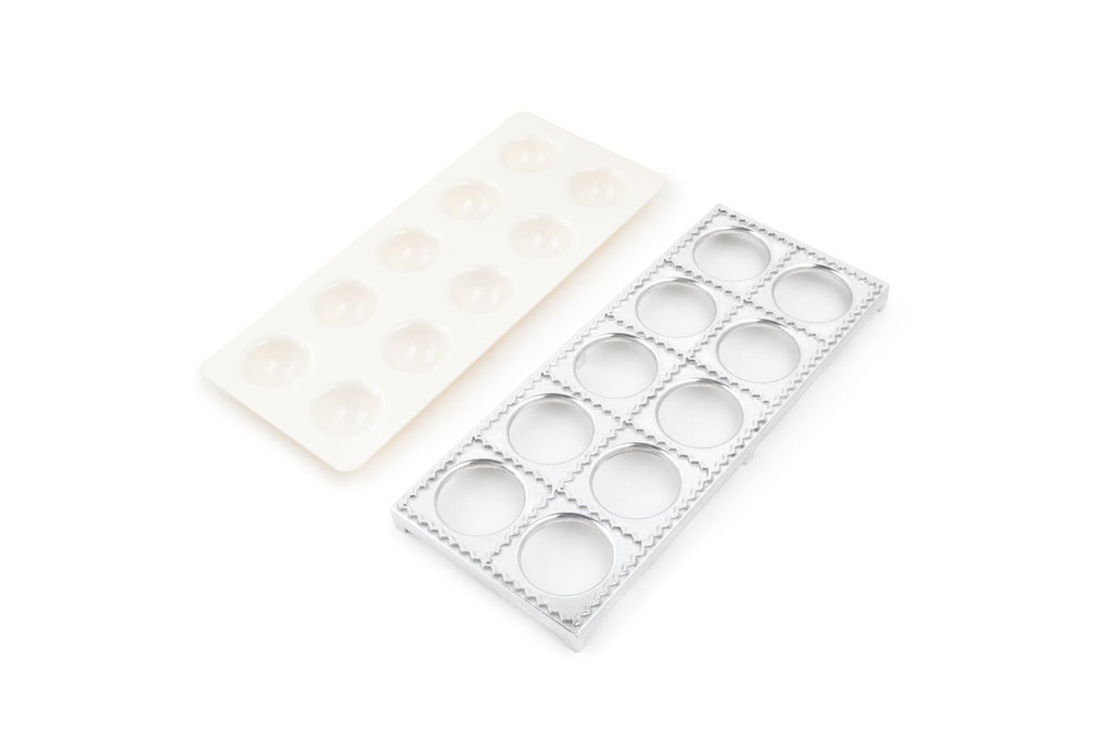 Fox Run Ravioli Maker, Large, Aluminum, Makes 10 Jumbo 2" Raviolis