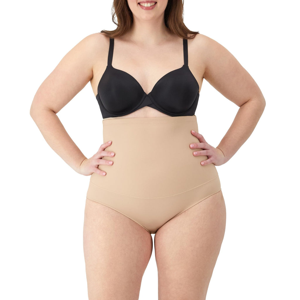 High Waist Shapewear Brief FL1854 by Maidenform, Latte Lift, Small